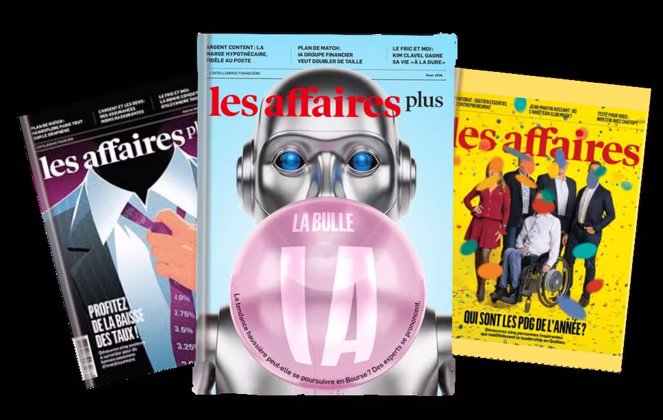 Les Affaires magazine covers