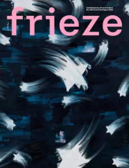 Frieze magazine cover