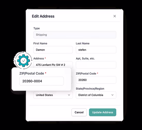 USPS address verification and presorting