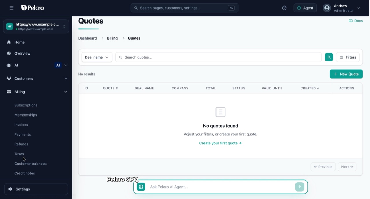 CPQ Feature Walkthrough
